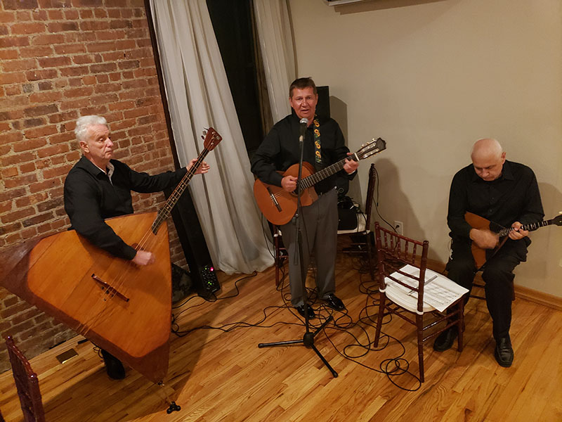 Russian Music Trio, Alex Siniavski, Leonid Bruk, Mikhail Smirnov, Deity Events & Weddings, 368 Atlantic Avenue, Brooklyn, NY  11217