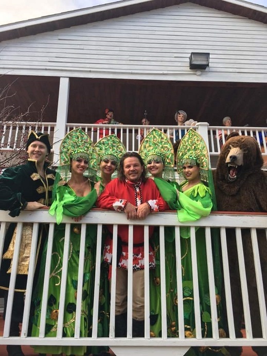 Dancers of Aria Entertainment, Vladimir Nikitin, Olga Yeliseeva, Anna Brovkina, Alex Cheburin, Katia Brovkina, Irina Biryukova, Russian Themed Party, upstate New York, Noble Nest, White Lake, NY