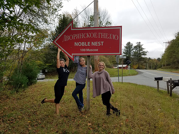 Elina Karokhina, Valentina Kvasova, Simona Zhukovski, Up-State New York, Noble Nest, White Lake, NY